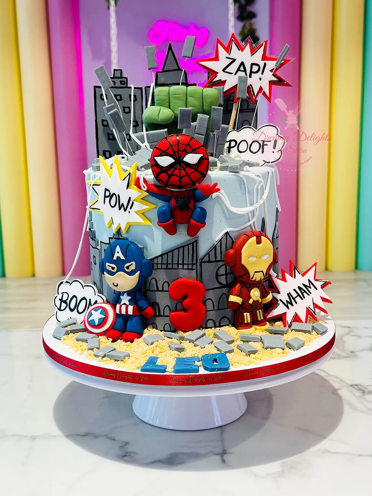 Super Hero Cake 9