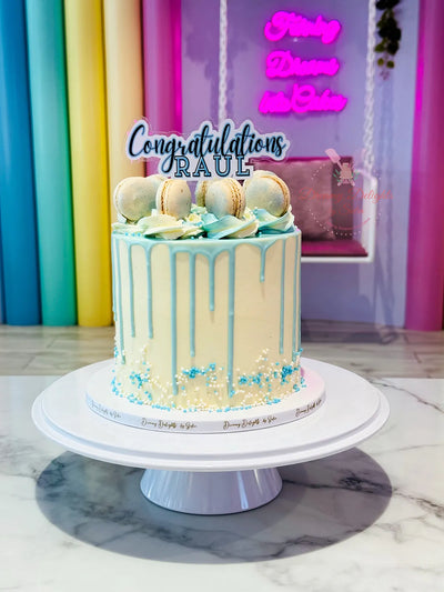 Congratulations cake Dubai — custom celebration cake for graduation or achievement by Dreamy Delights by Sidra
