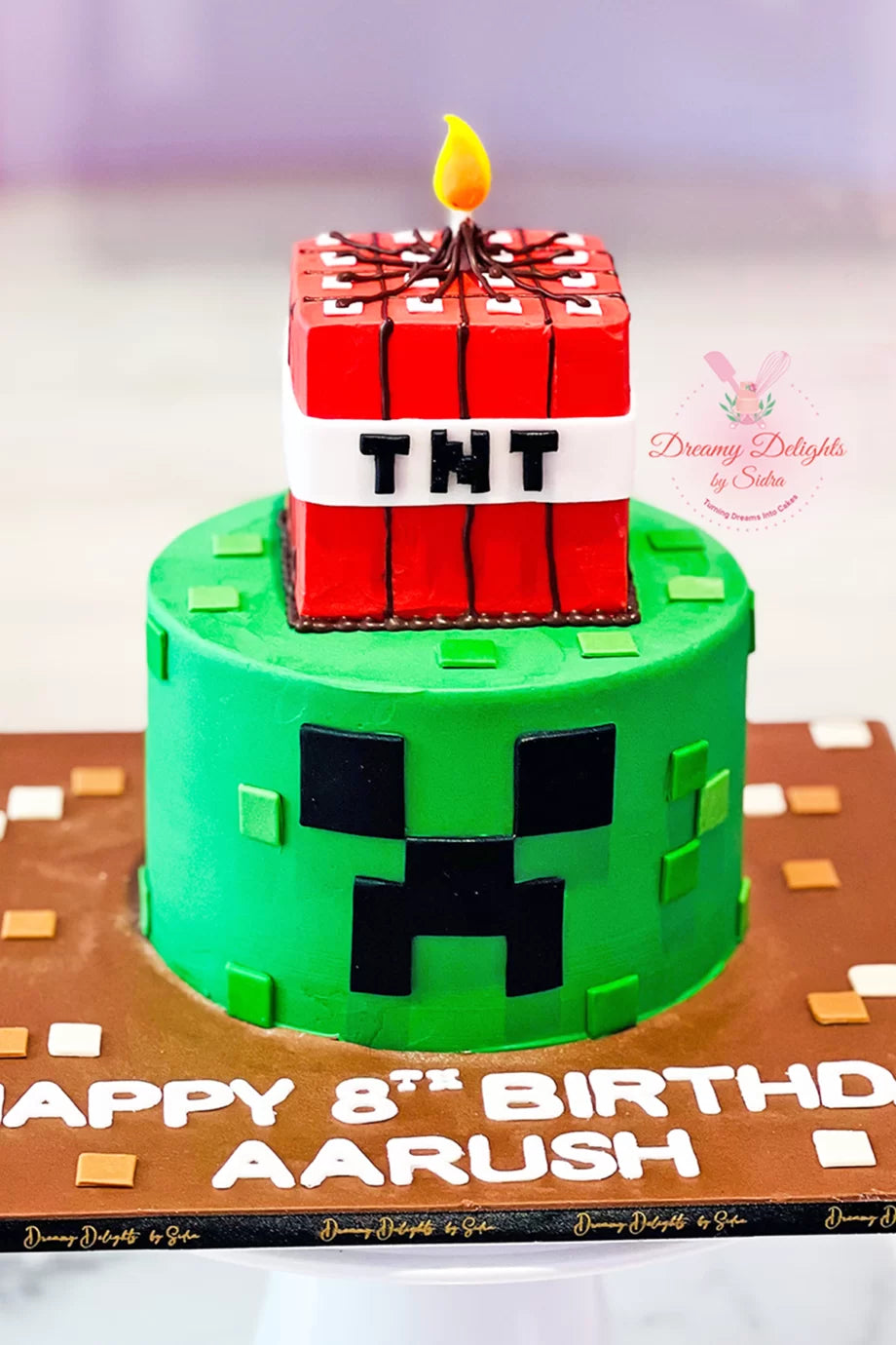 MineCraft Cake 4