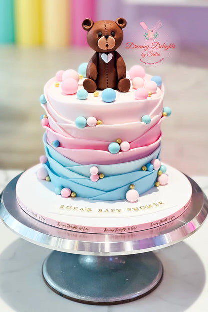 Baby Shower Teddy Cake