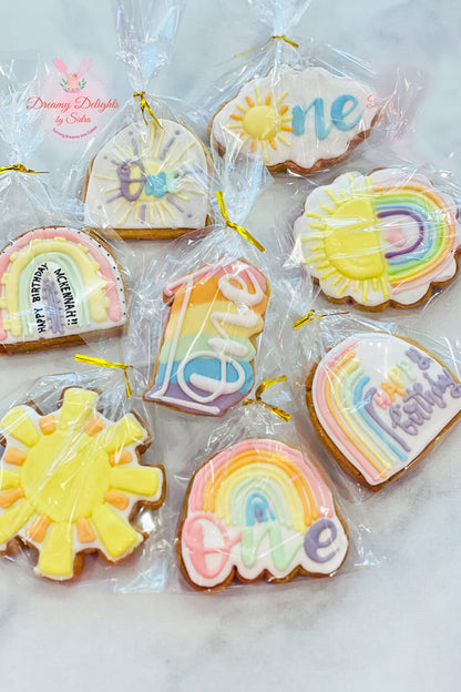 Rainbow and Sunshine Cookies