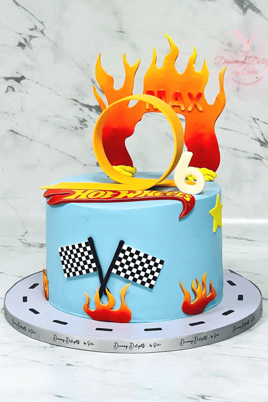 Hot Wheels Cake