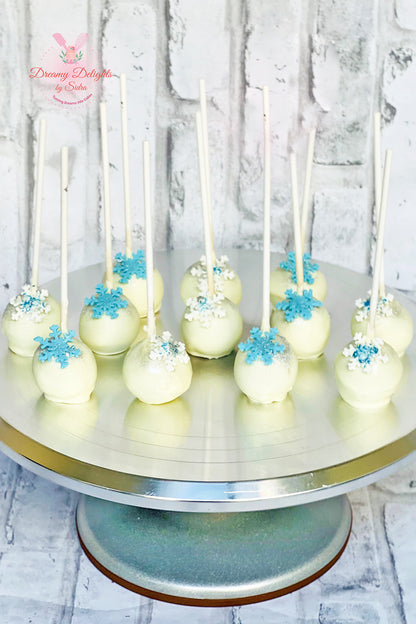 Snow Flake Cake Pops