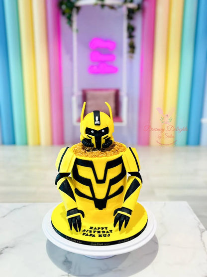 Transformers Bumble Bee Cake