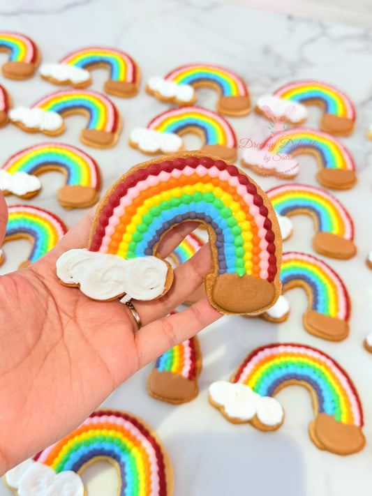Rainbow Pot Cookies for St. Patricks Day