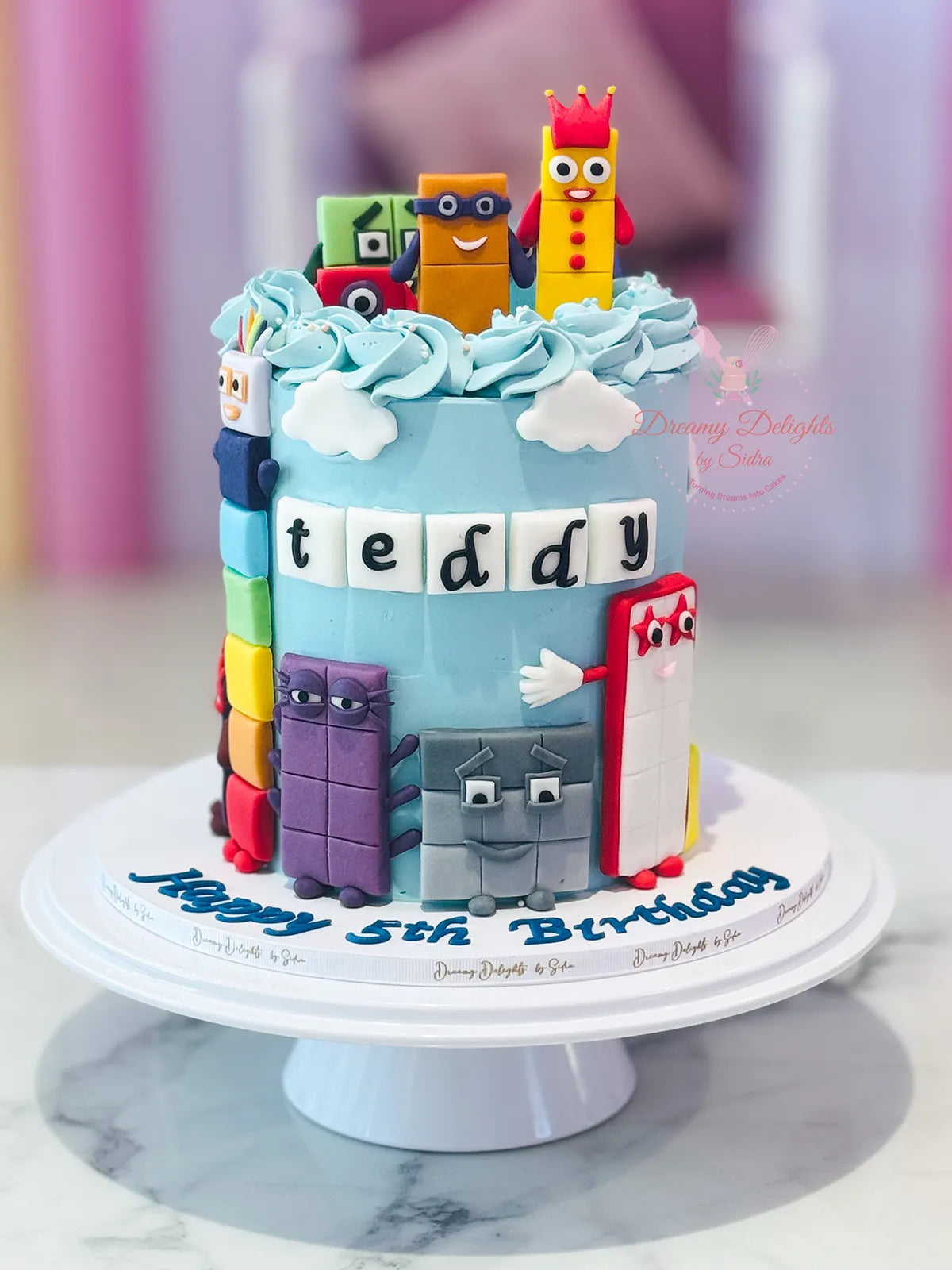 Number Blocks Cake 3