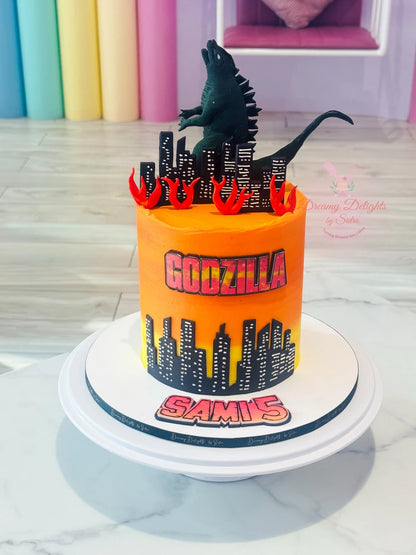 Godzilla Cake