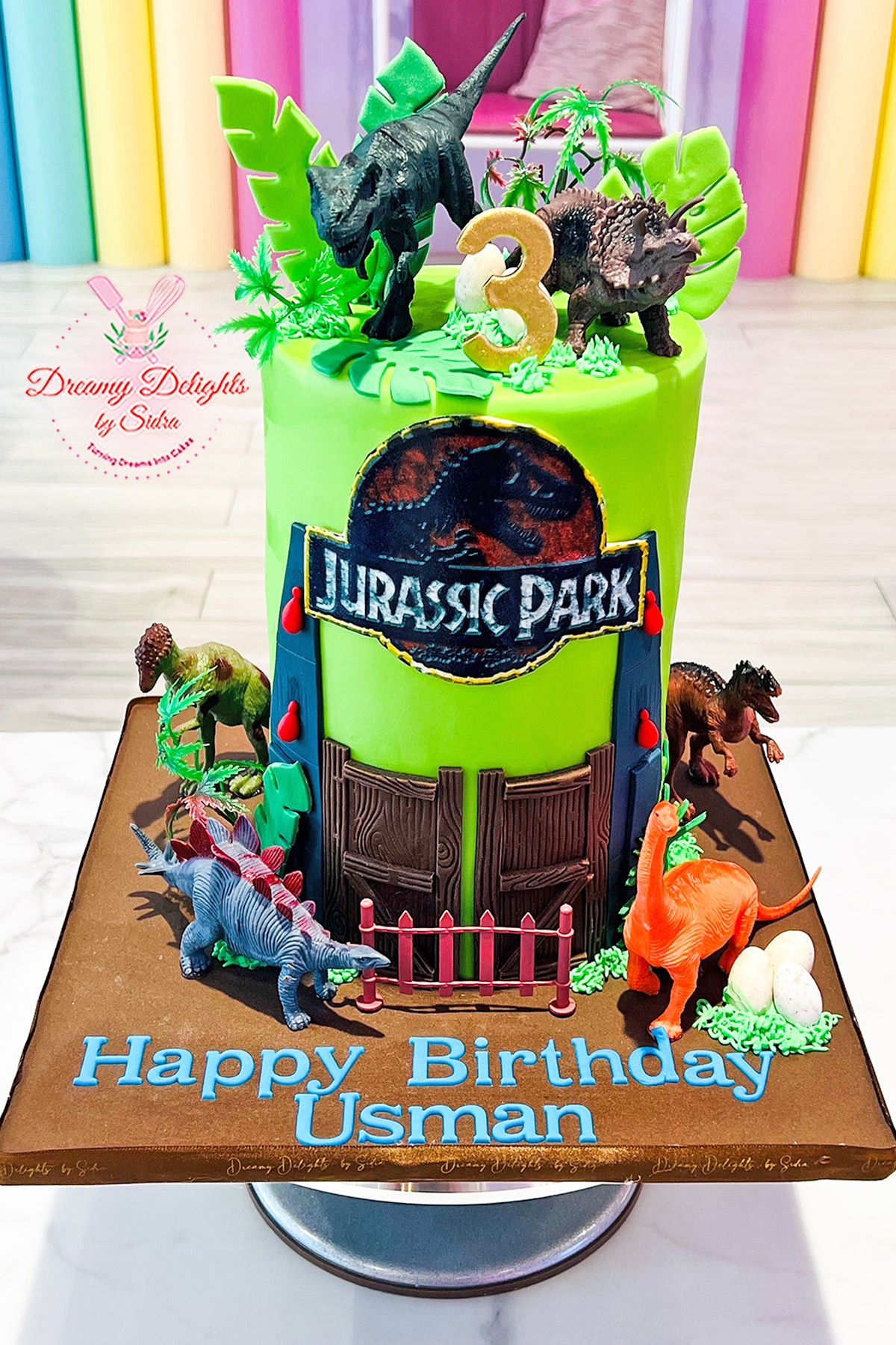 Jurassic Park Cake