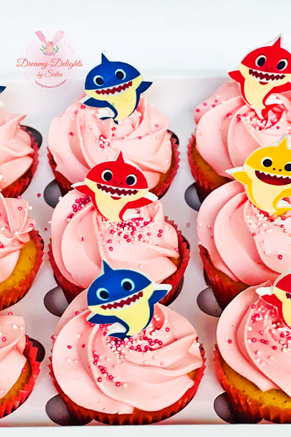 Baby Shark Cupcakes