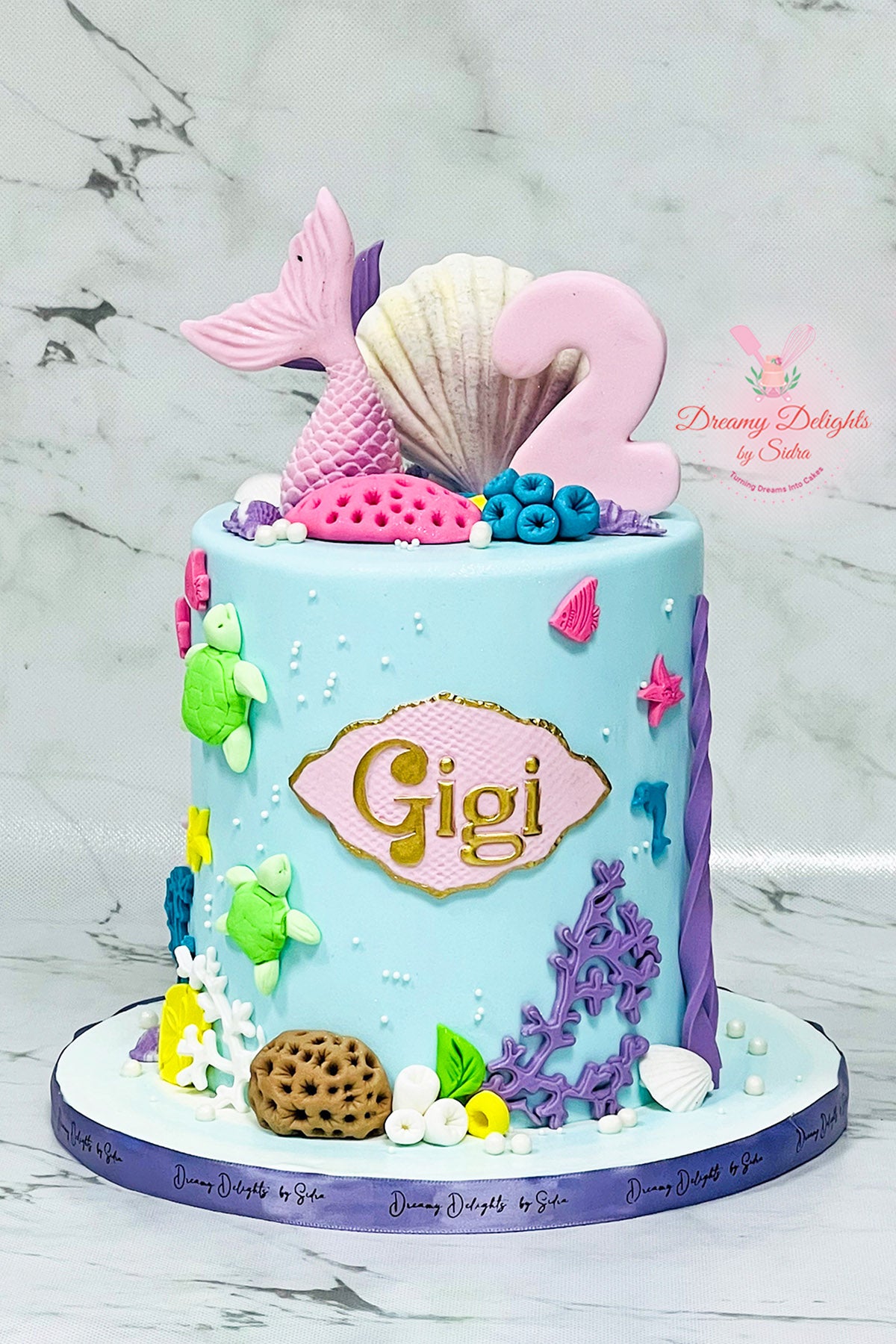 Mermaid cake 6