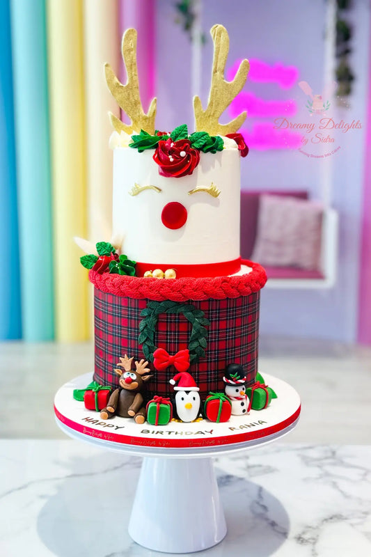 Rudolph Christmas Cake