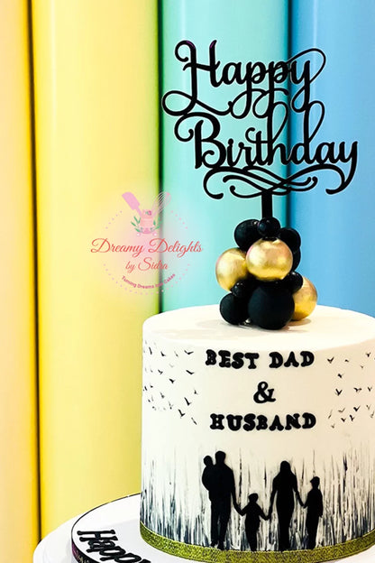 Best Dad and Husband Cake