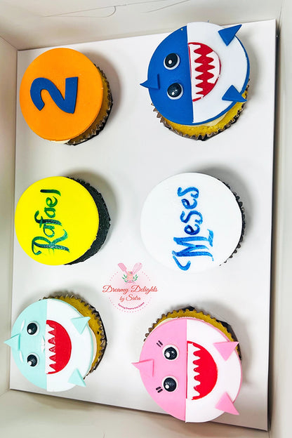 Baby Shark Cupcakes 2