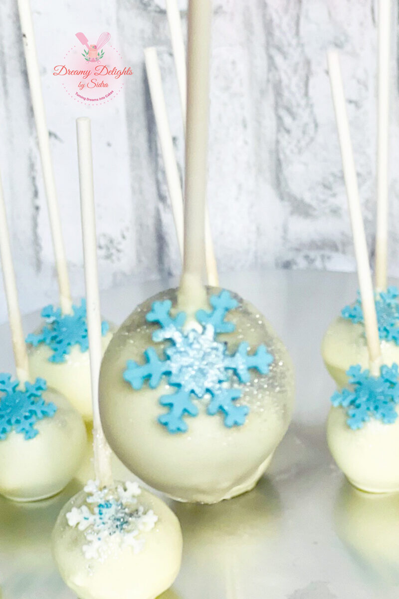 Snow Flake Cake Pops