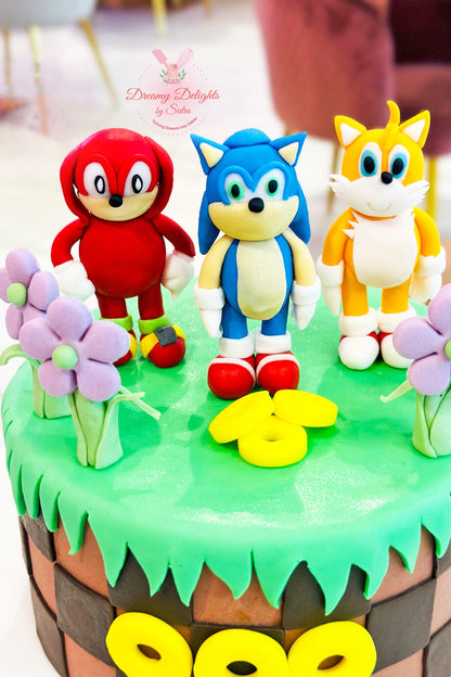 Sonic & Friends Cake