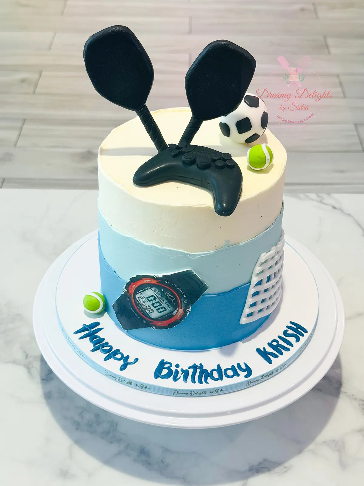 Padel Racket Cake Design Padel Cake – DreamyDelightsBySidra