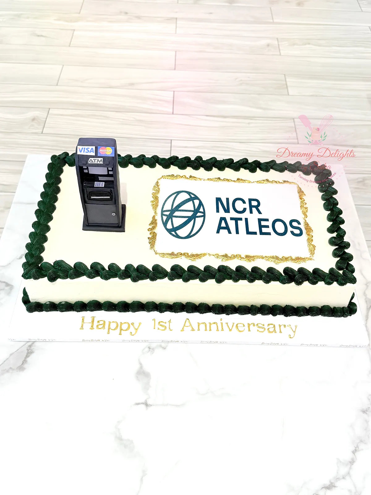 Corporate NCR Logo Sheet Cake