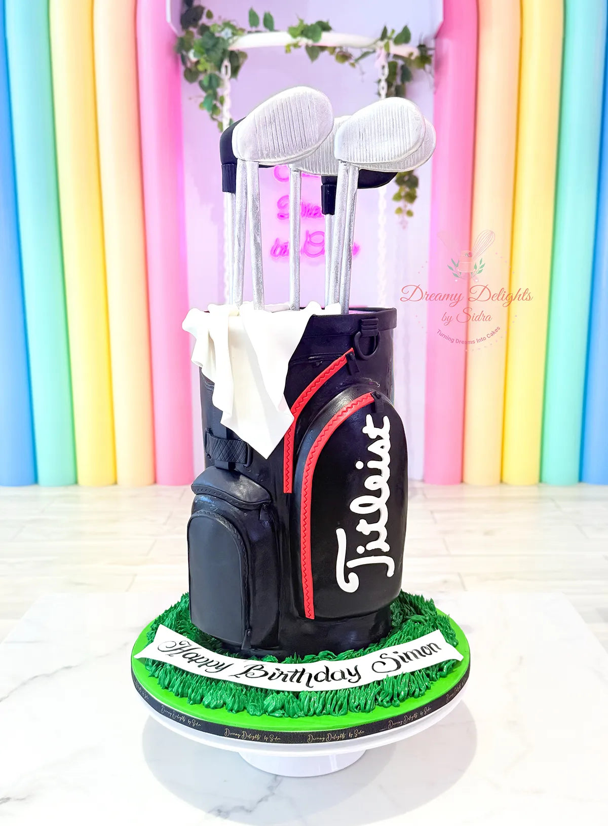 Golf Bag Titleist Bag Cake