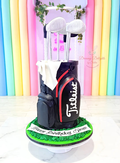 Golf Bag Titleist Bag Cake