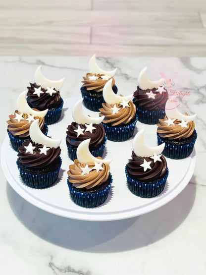 Moon Star Cupcakes