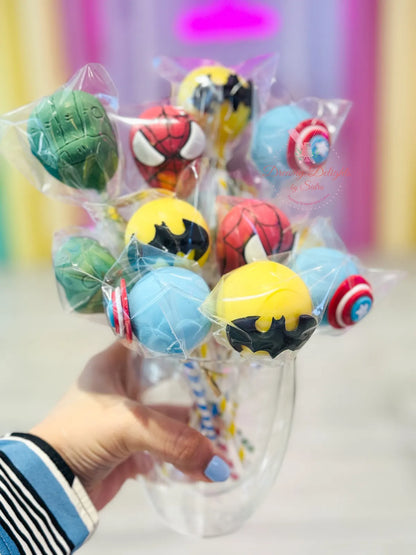 Superhero Cakepops