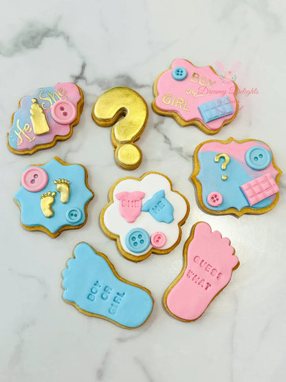 Adorable Boy or Girl Cookies for Celebrations