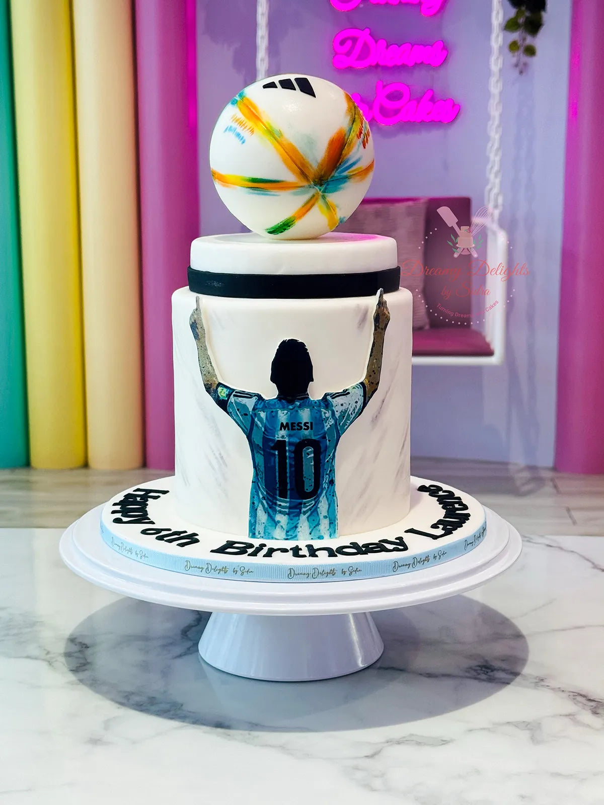 Messi Football Cake