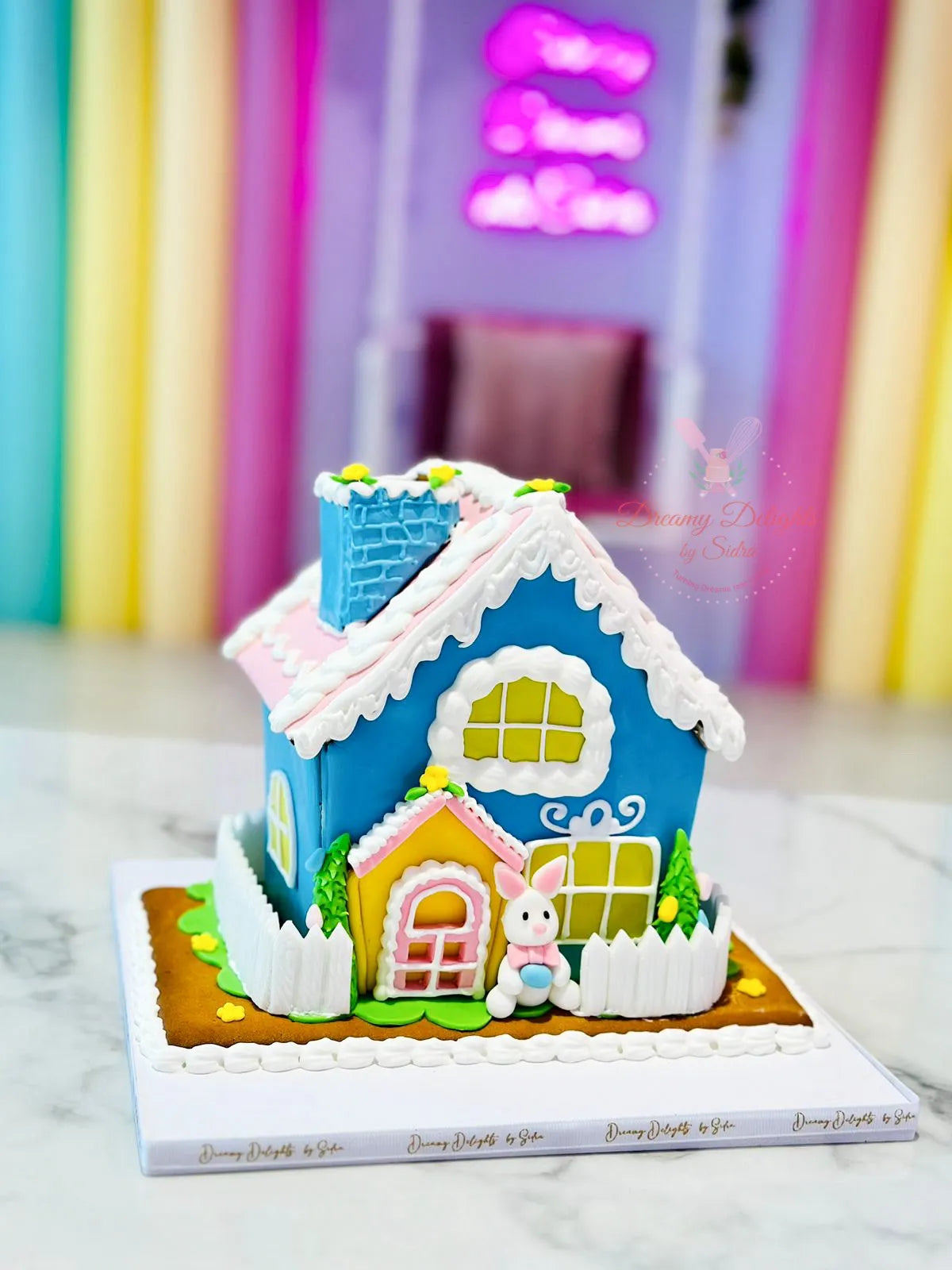 Easter Bunny Ginger Bread House