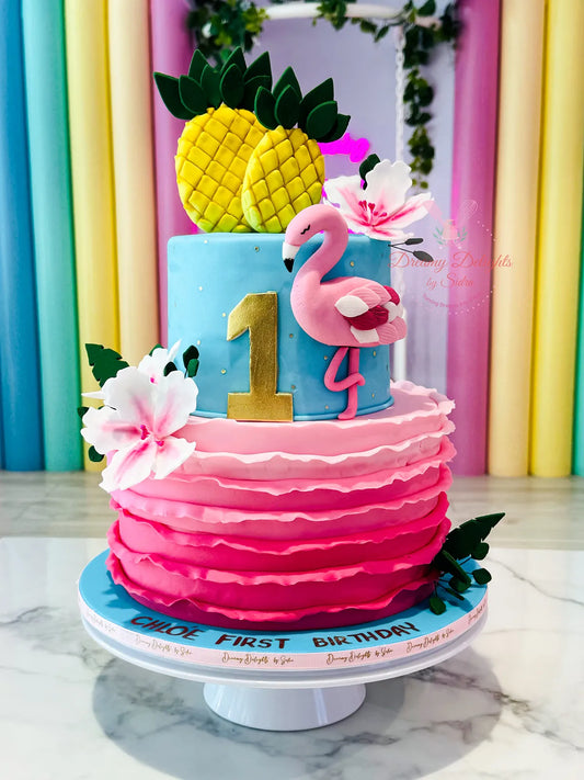 Flamingo Cake 3