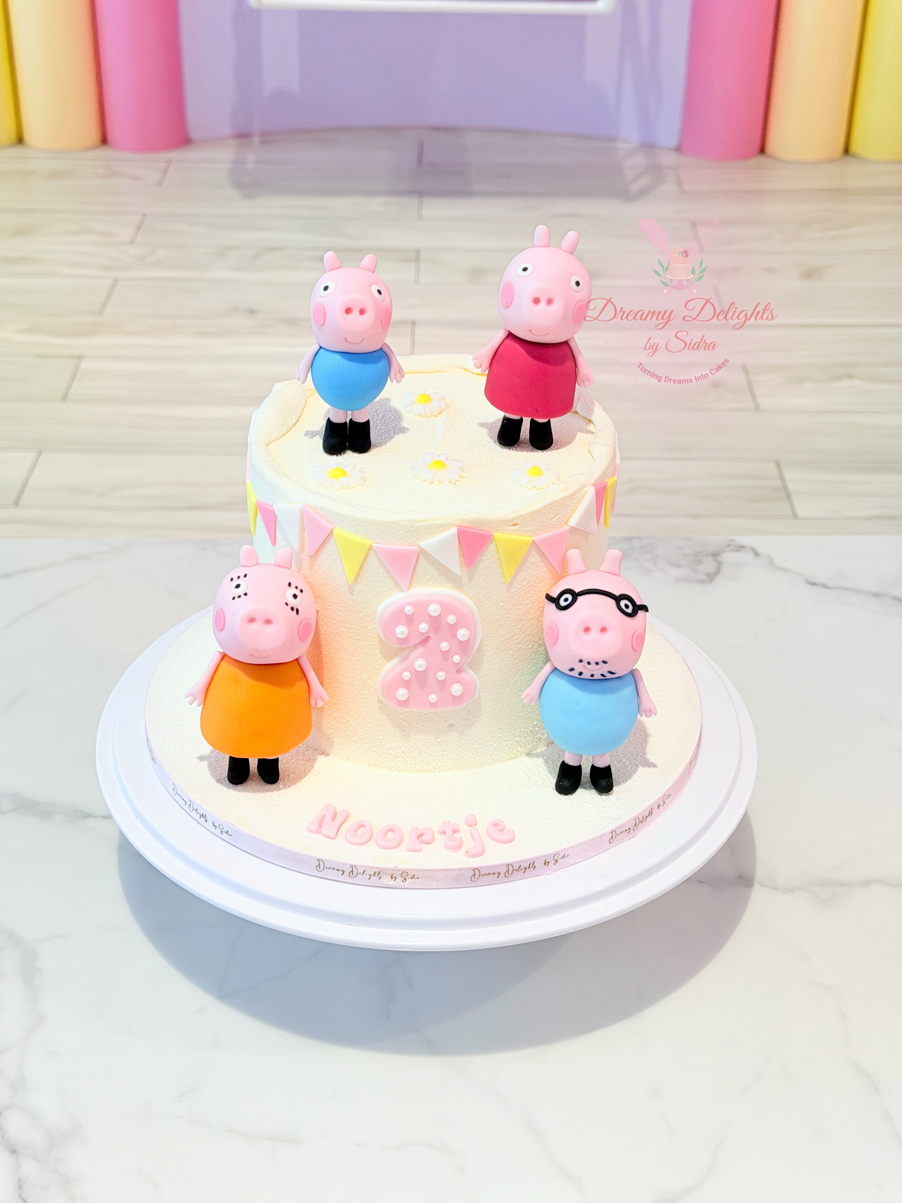 3D Peppa Pig Birthday Cake Dubai