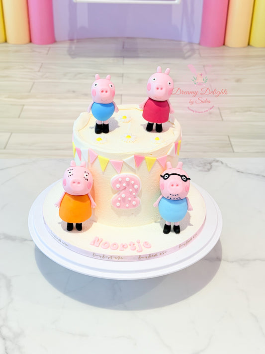 3D Peppa Pig birthday cake for girls Dubai