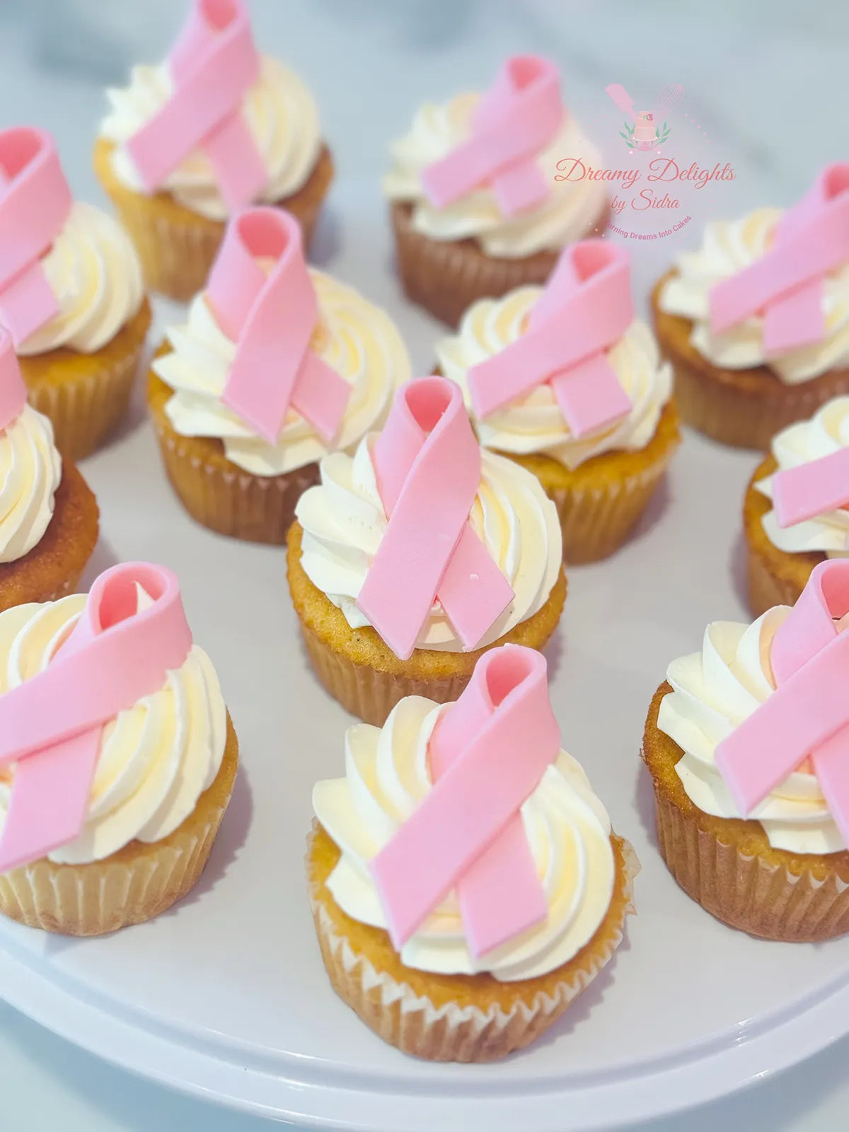 Breast Cancer Awareness Cupcakes