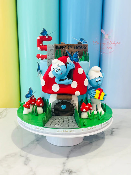 Smurfs Cake