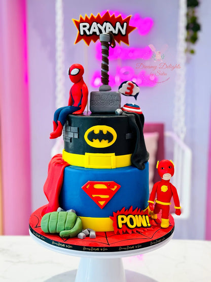 Super Hero Cake 6