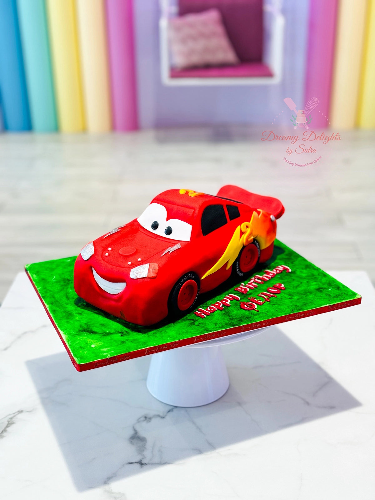 Lightning McQueen cake