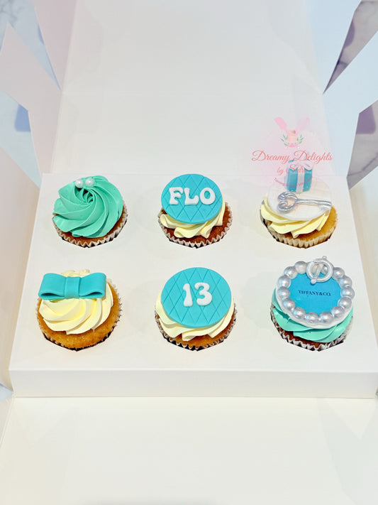 Luxury Tiffany Blue Cupcakes