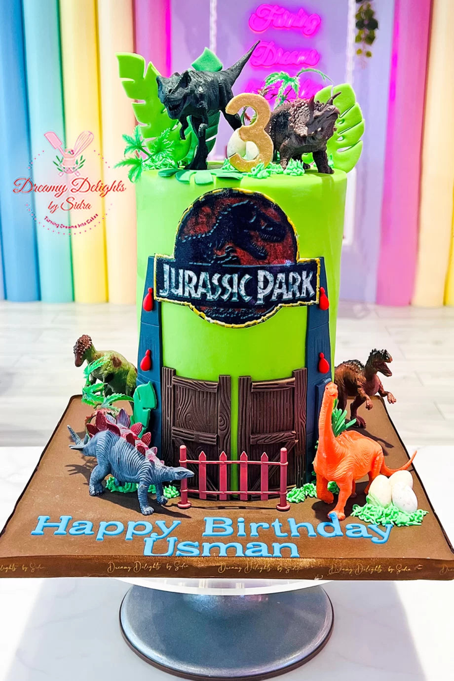 Jurassic Park Cake