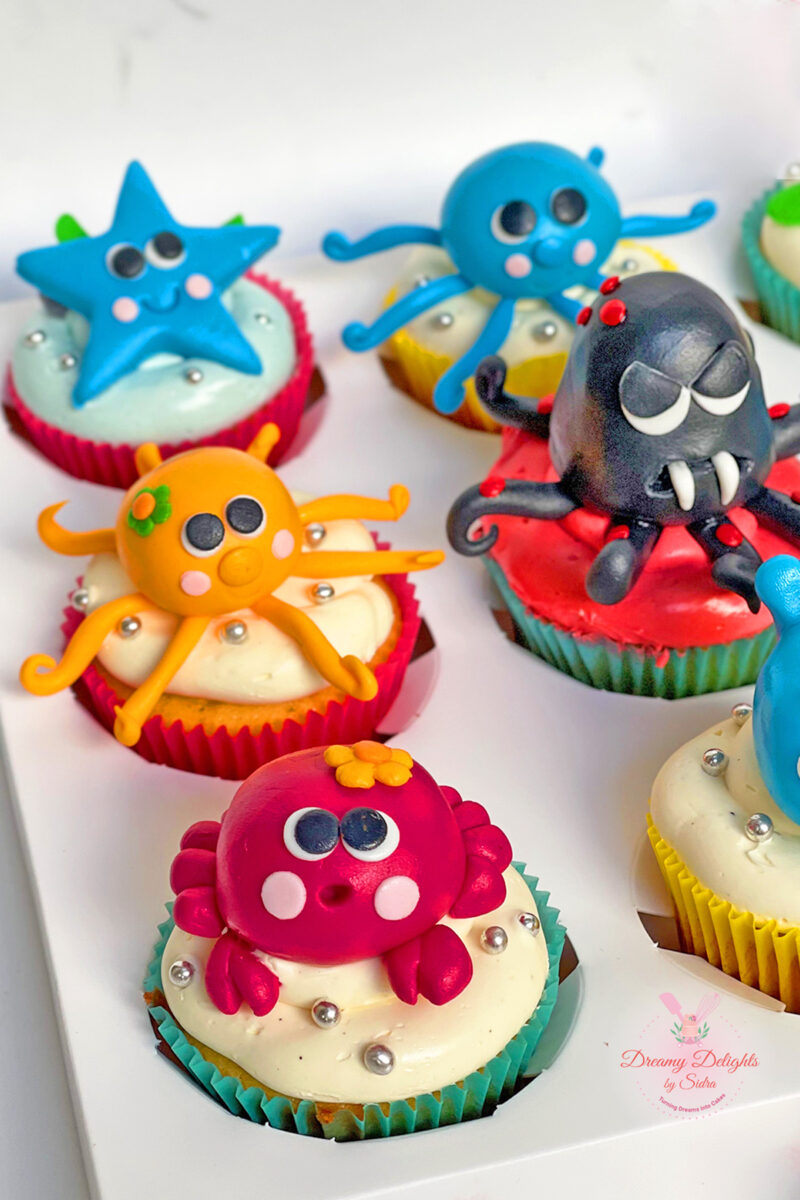 Sea Themed Cupcakes