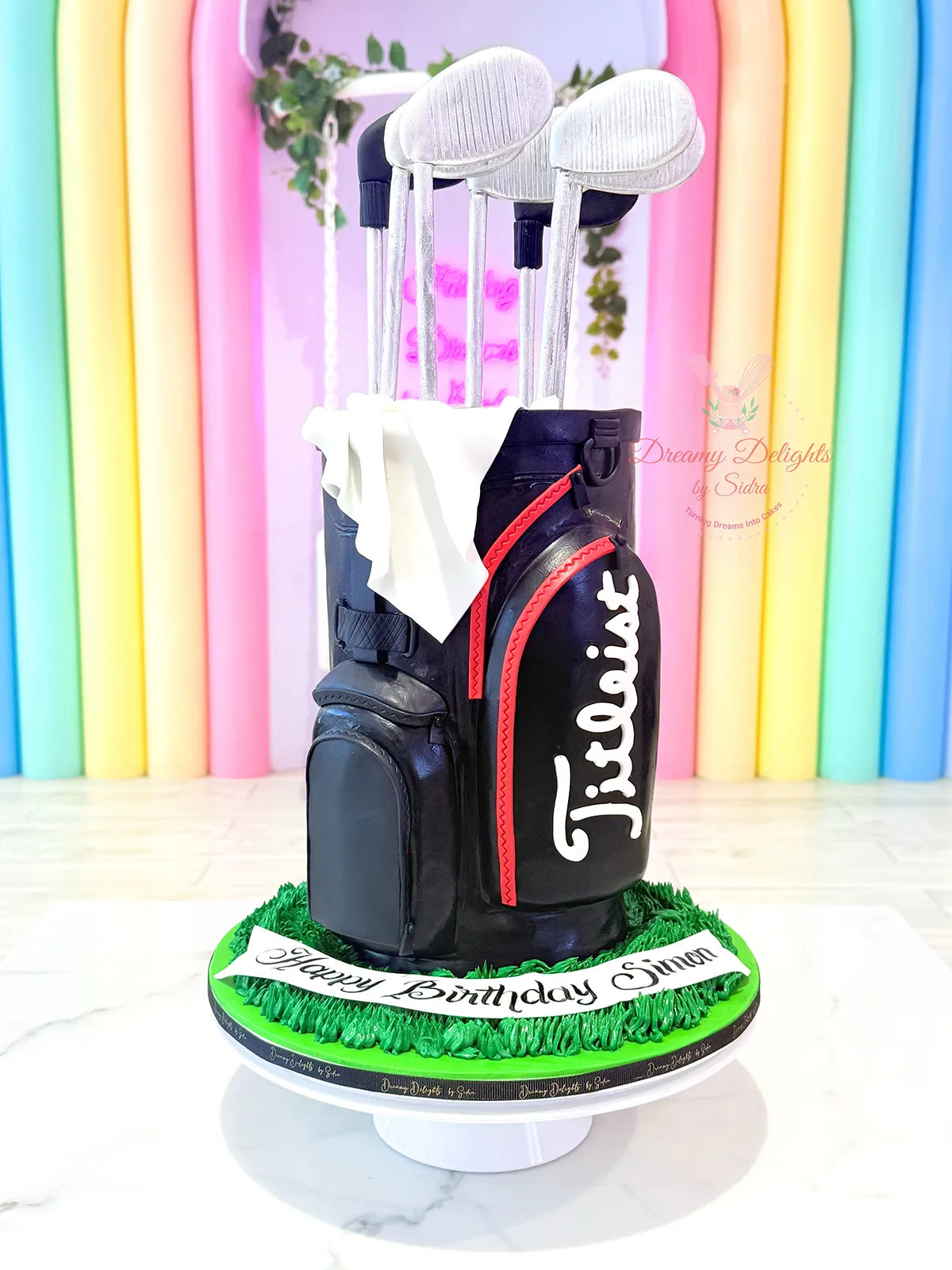 Golf Bag Titleist Bag Cake