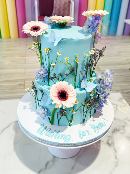 Floral Baby Shower cake