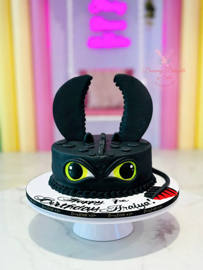 Toothless Dragon Cake