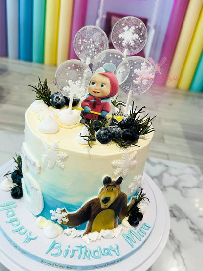 Masha & the Bear Cake 2