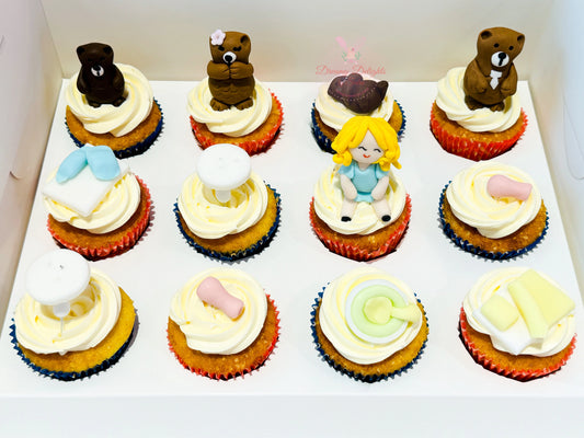 Goldilocks and the three bears cupcakes