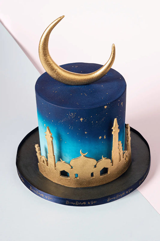 Moon & Mosque Cake