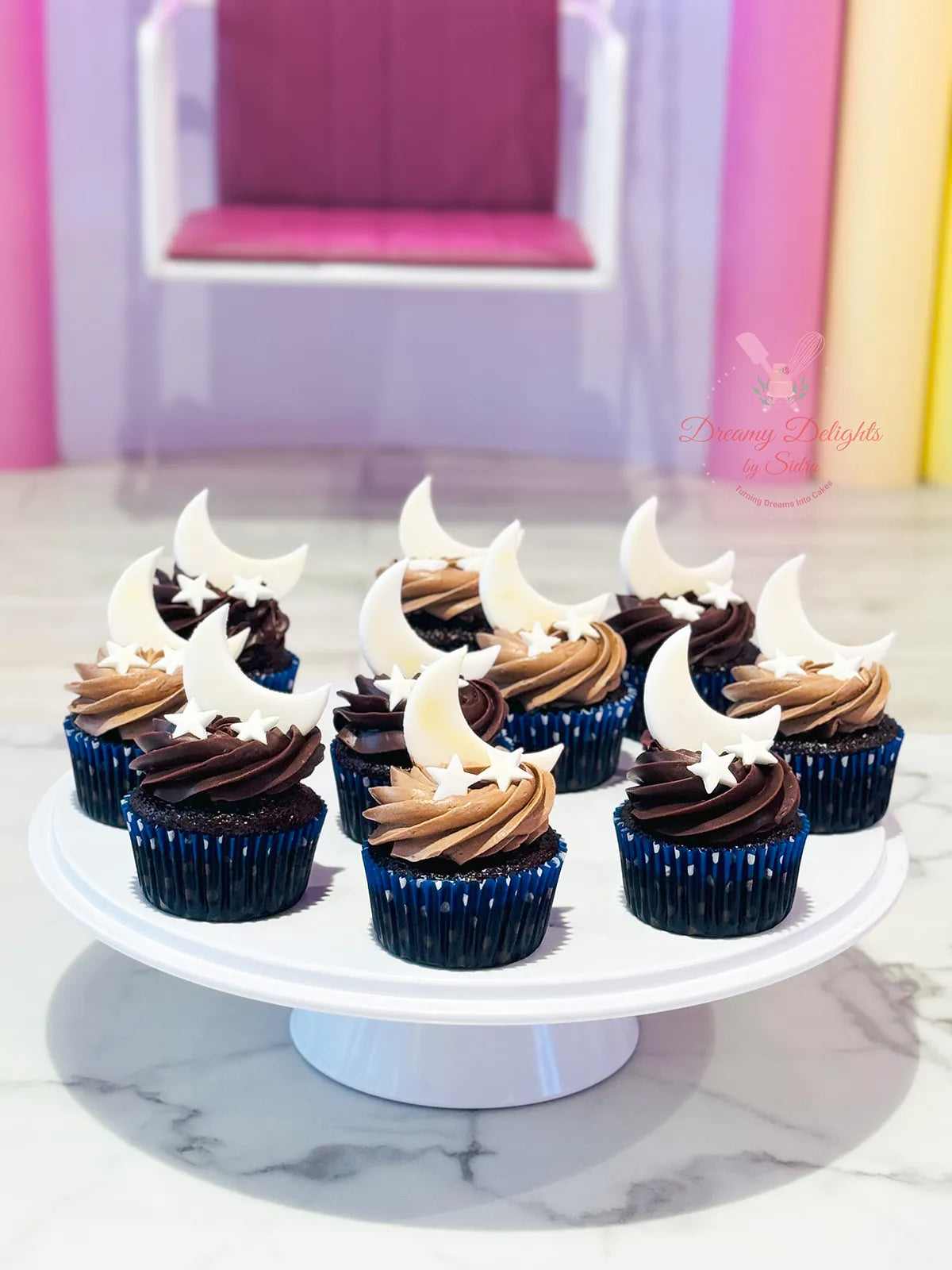 Moon Star Cupcakes