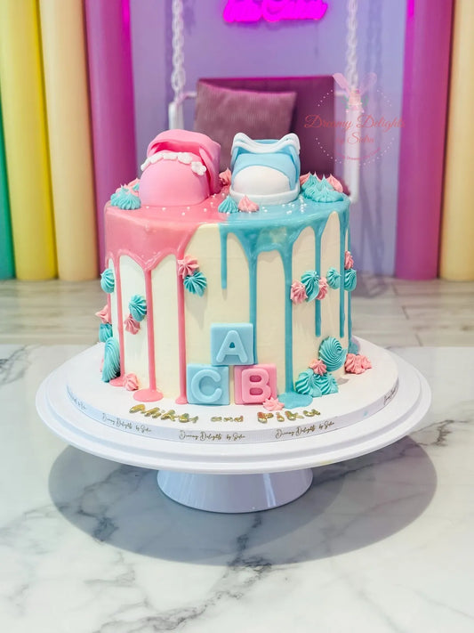 Shoe Baby Shower Cake