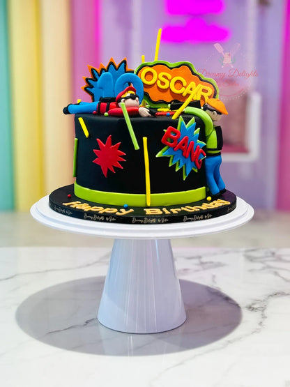 Laser Tag Cake 2