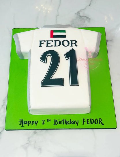 Football Jersey Cake