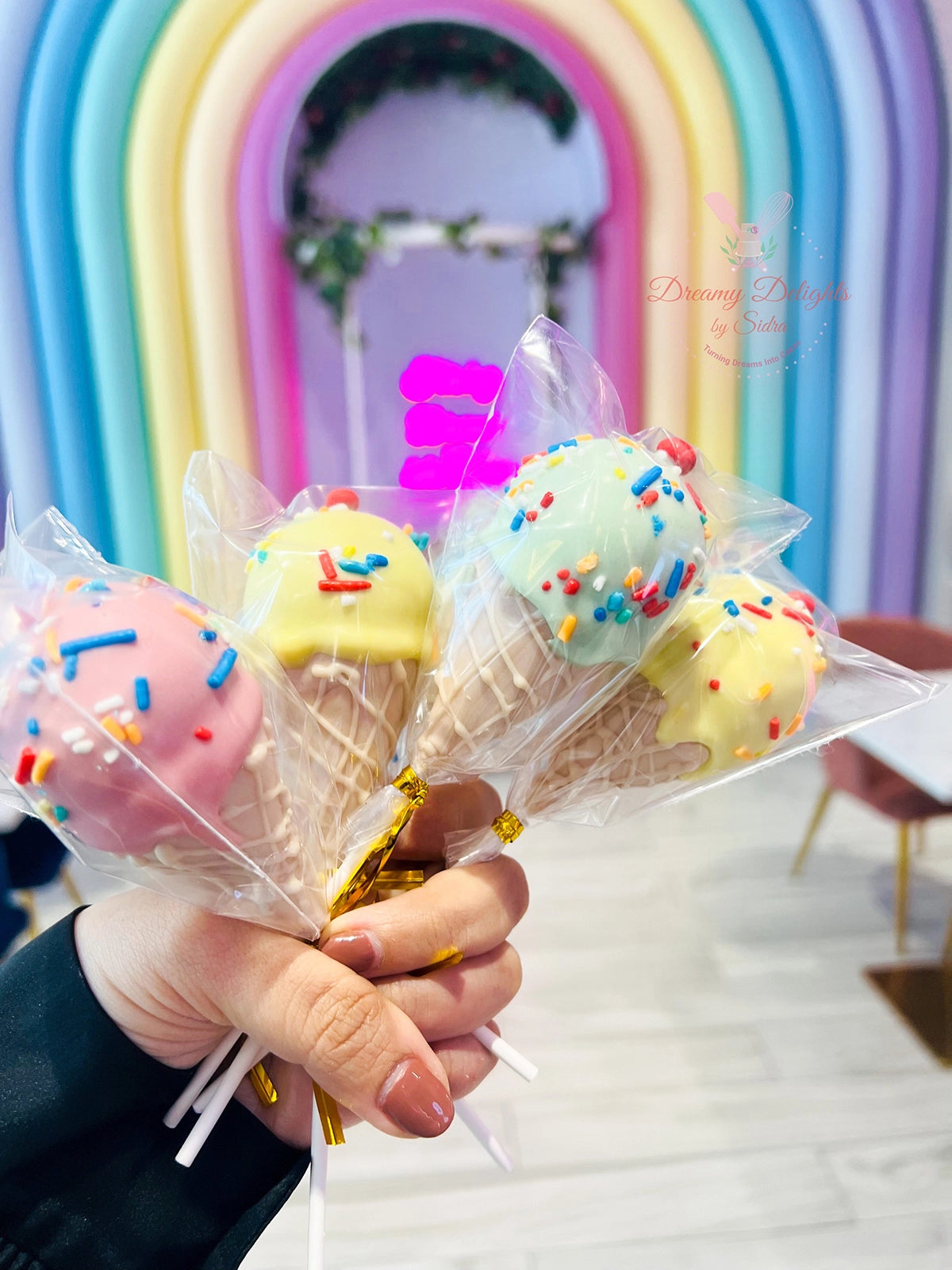 Icecream cakepops