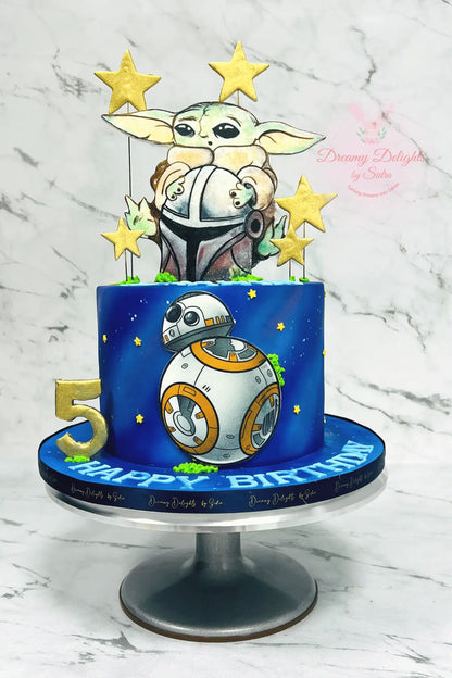 Baby Yoda Cake